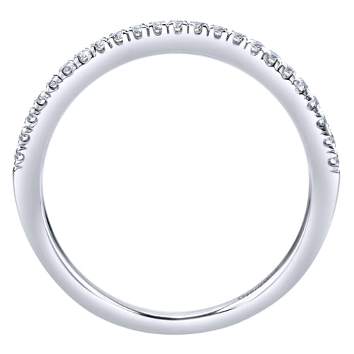 14K White Gold Diamond Matching Wedding Band