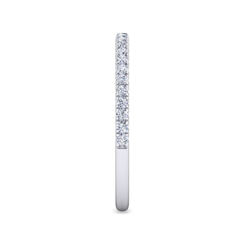 14K White Gold Diamond Matching Wedding Band