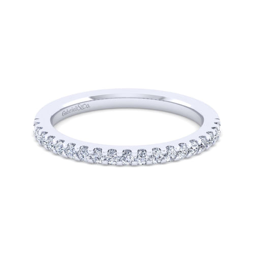 14K White Gold Diamond Matching Wedding Band