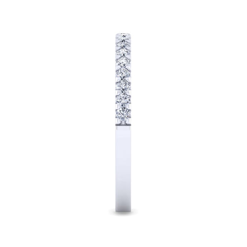 14K White Gold Diamond Matching Wedding Band