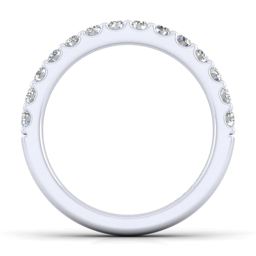 14K White Gold Diamond Matching Wedding Band