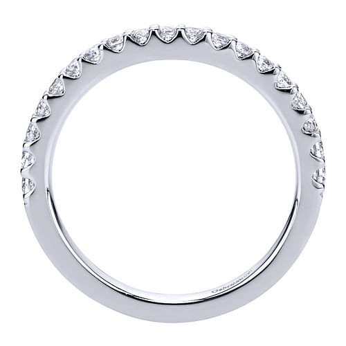 14K White Gold Diamond Matching Wedding Band