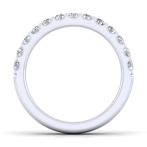 14K White Gold Diamond Matching Wedding Band