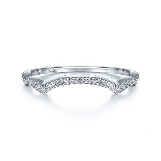 Gabriel - 14K White Gold Diamond Matching Wedding Band