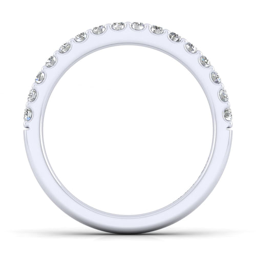 14K White Gold Diamond Matching Wedding Band