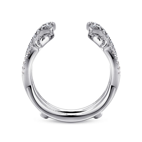 14K White Gold Diamond Ring Enhancer