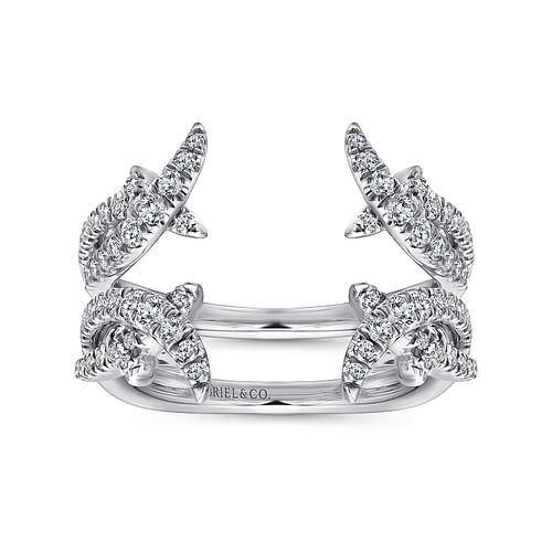 14K White Gold Diamond Ring Enhancer