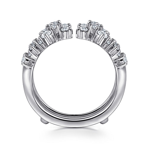 14K White Gold Diamond Ring Enhancer