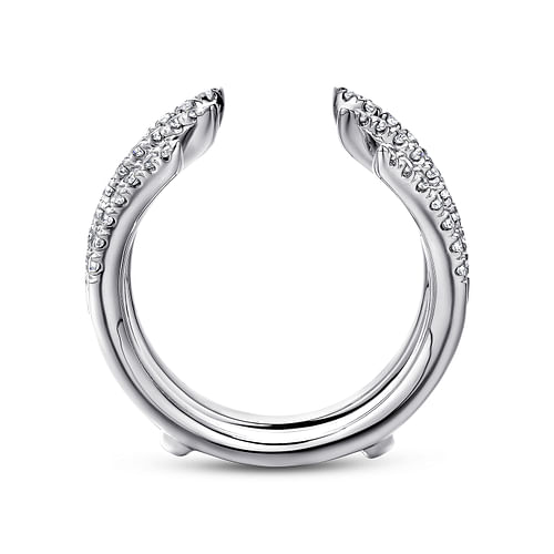 14K White Gold Diamond Ring Enhancer