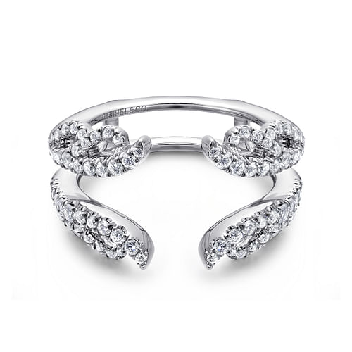 14K White Gold Diamond Ring Enhancer