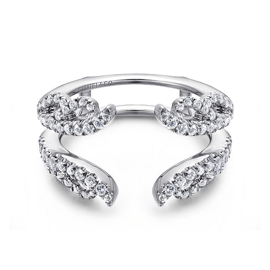 Gabriel - 14K White Gold Diamond Ring Enhancer