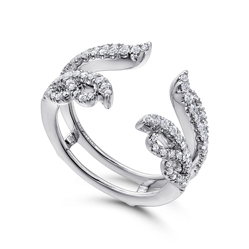 14K White Gold Diamond Ring Enhancer