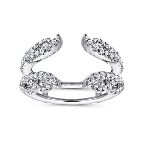 14K White Gold Diamond Ring Enhancer