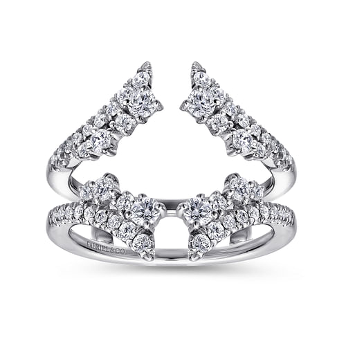 14K White Gold Diamond Ring Enhancer