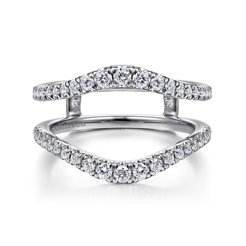 14K White Gold Diamond Ring Enhancer