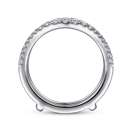 14K White Gold Diamond Ring Enhancer