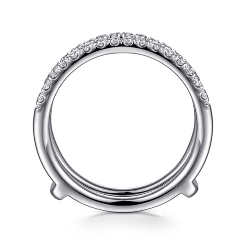 14K White Gold Diamond Ring Enhancer