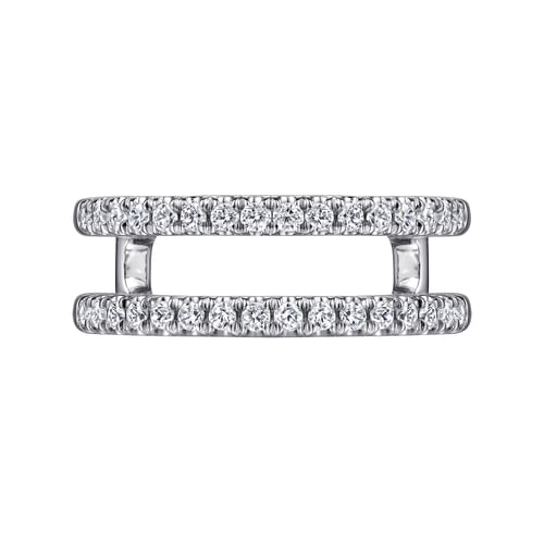 14K White Gold Diamond Ring Enhancer