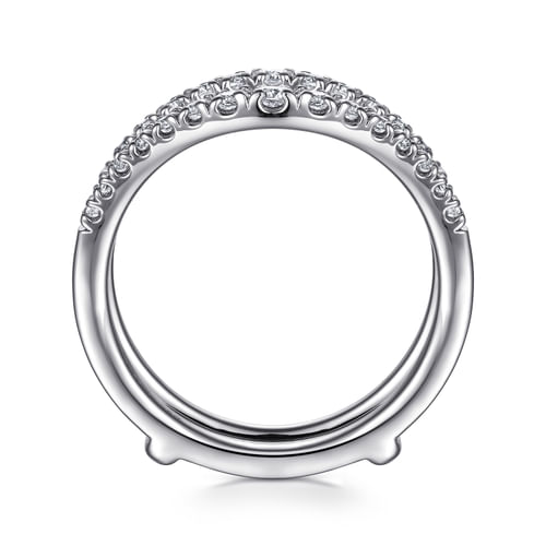 14K White Gold Diamond Ring Enhancer