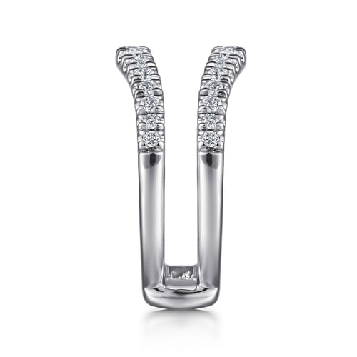 14K White Gold Diamond Ring Enhancer