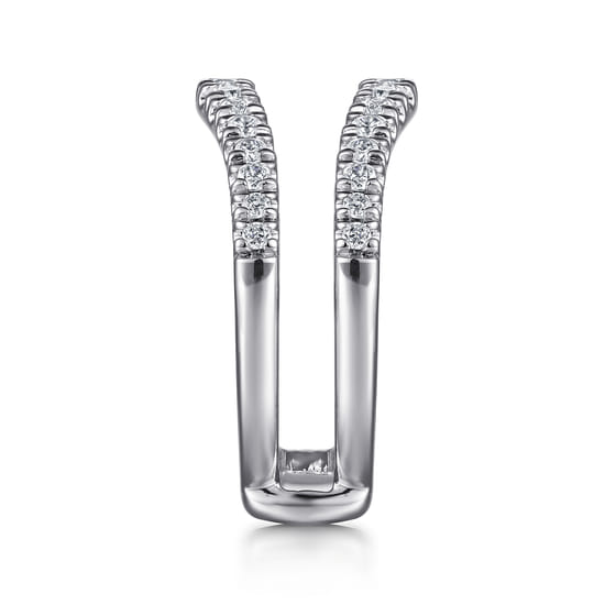 14K White Gold Diamond Ring Enhancer angle 4