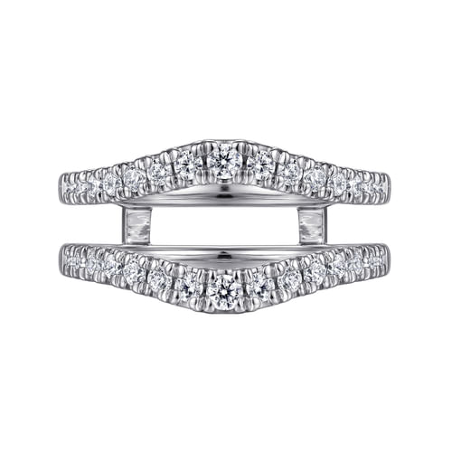 14K White Gold Diamond Ring Enhancer