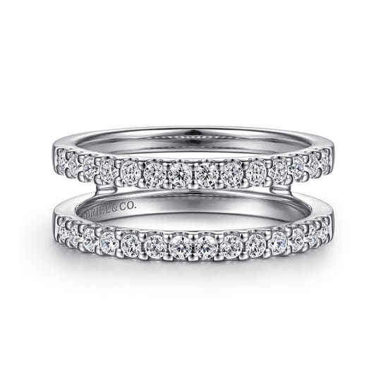 14K White Gold Diamond Ring Enhancer