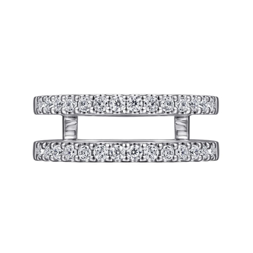 14K White Gold Diamond Ring Enhancer