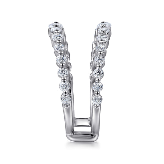 14K White Gold Diamond Ring Enhancer angle 4