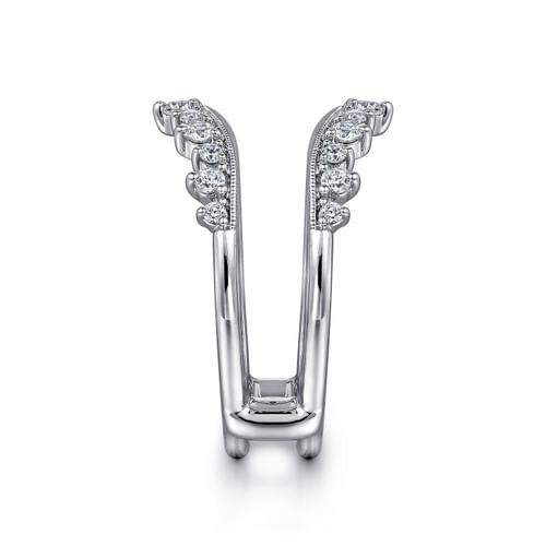 14K White Gold Diamond Ring Enhancer