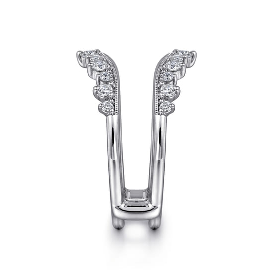 14K White Gold Diamond Ring Enhancer angle 4