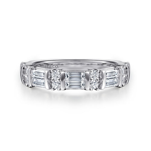 14K White Gold Diamond Ring