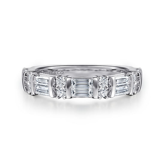 Gabriel - 14K White Gold Diamond Ring