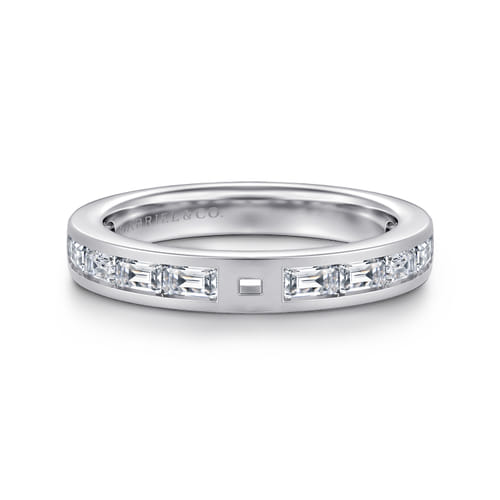14K White Gold Diamond Shank
