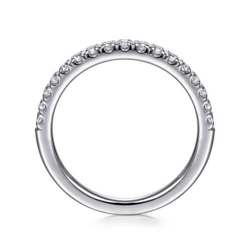 14K White Gold Diamond Stackable Band 14K White Gold Diamond Stackable Band
