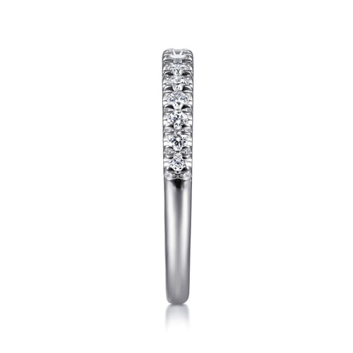 14K White Gold Diamond Stackable Band 14K White Gold Diamond Stackable Band