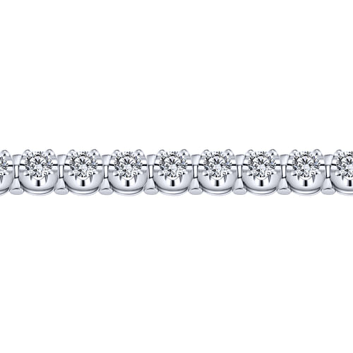 14K White Gold Diamond Tennis Bracelet