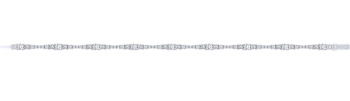 14K White Gold Diamond Tennis Bracelet