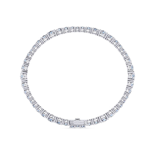 14K White Gold Diamond Tennis Bracelet