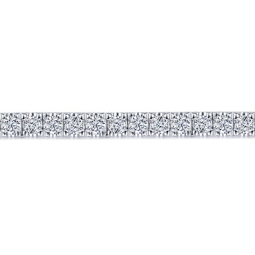 14K White Gold Diamond Tennis Bracelet