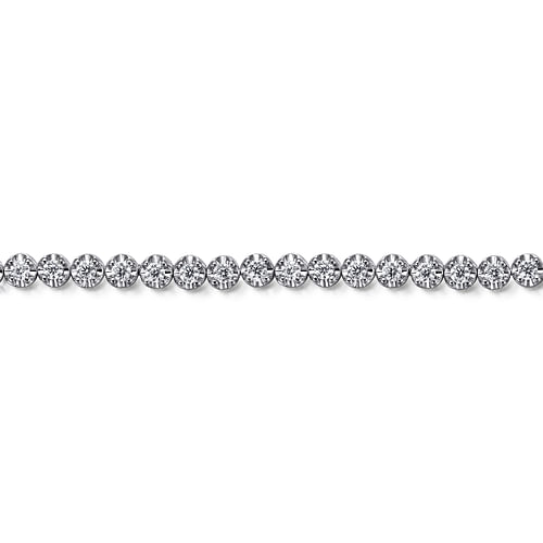 14K White Gold Diamond Tennis Bracelet