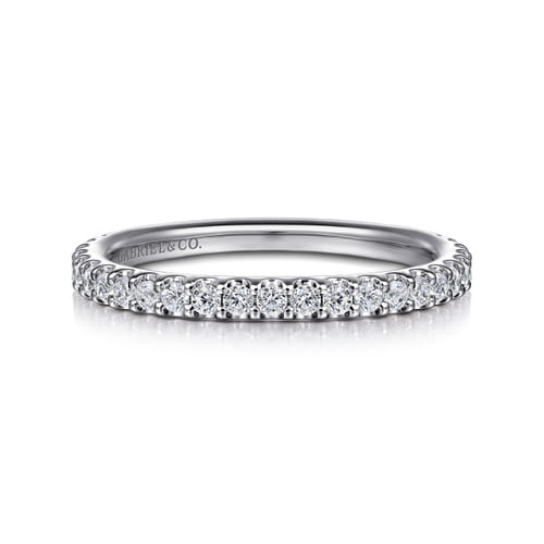 14K White Gold Diamond Wedding Band 14K White Gold Diamond Wedding Band