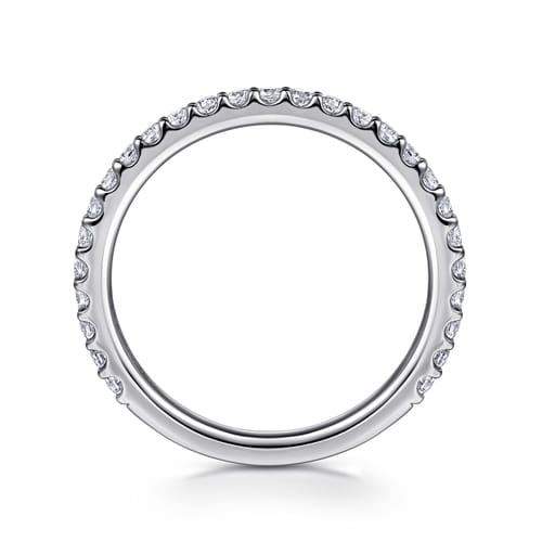 14K White Gold Diamond Wedding Band 14K White Gold Diamond Wedding Band