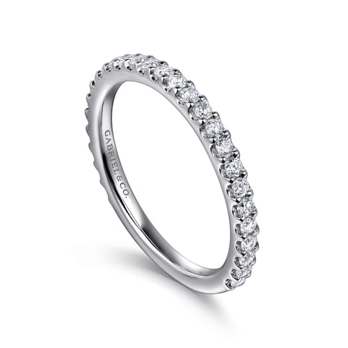 14K White Gold Diamond Wedding Band 14K White Gold Diamond Wedding Band