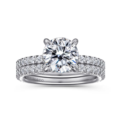 14K White Gold Diamond Wedding Band 14K White Gold Diamond Wedding Band