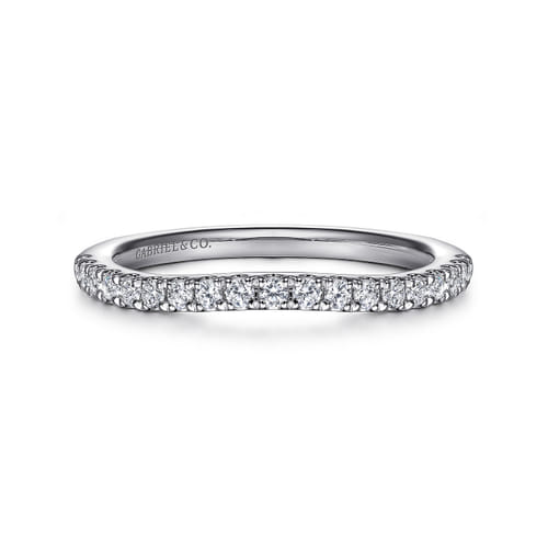 14K White Gold Diamond Wedding Band 14K White Gold Diamond Wedding Band