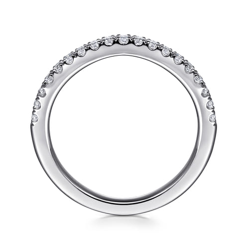 14K White Gold Diamond Wedding Band 14K White Gold Diamond Wedding Band