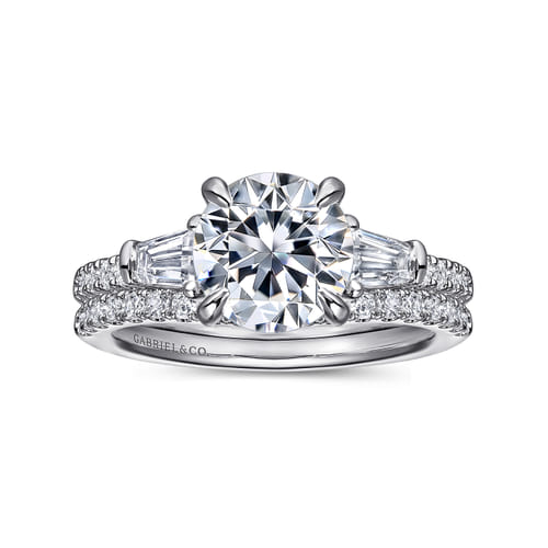 14K White Gold Diamond Wedding Band 14K White Gold Diamond Wedding Band