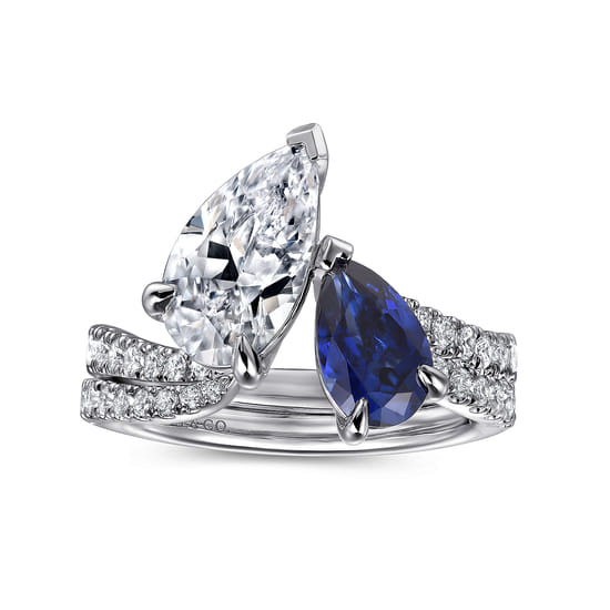 14K White Gold Diamond Wedding Band angle 4