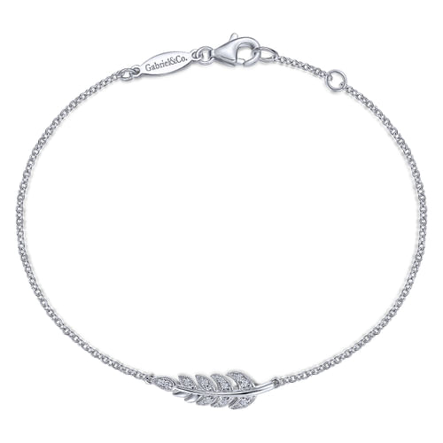 14K White Gold Fashion Bracelet